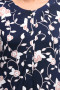 Блуза "Олси" 1710037 ОЛСИ (Синий/цветы)