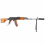 Страйкбольный пулемет (AirsoftSports) LCT РПКС-74 Wood ВВД WOLVERINE INFERNO V3 Premium Elec. (AS55)